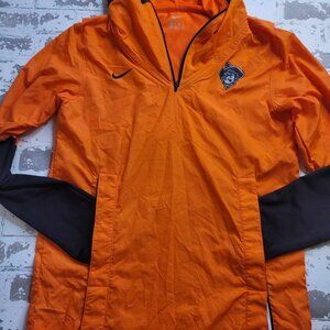 2257 Nike‎ OSU On-Field Orange/Black Hooded Pullover Men's Size XS